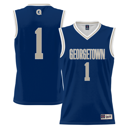 Georgetown Hoyas 2058 Lightweight Gameday Greats Navy Basketball Jersey product image