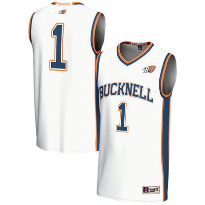Bucknell Bison 2016 Lightweight Gameday Greats White Basketball Jersey product image