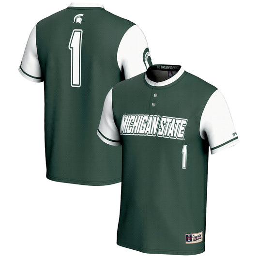 Michigan State Spartans 2059 Lightweight Gameday Greats Green Football Jersey product image