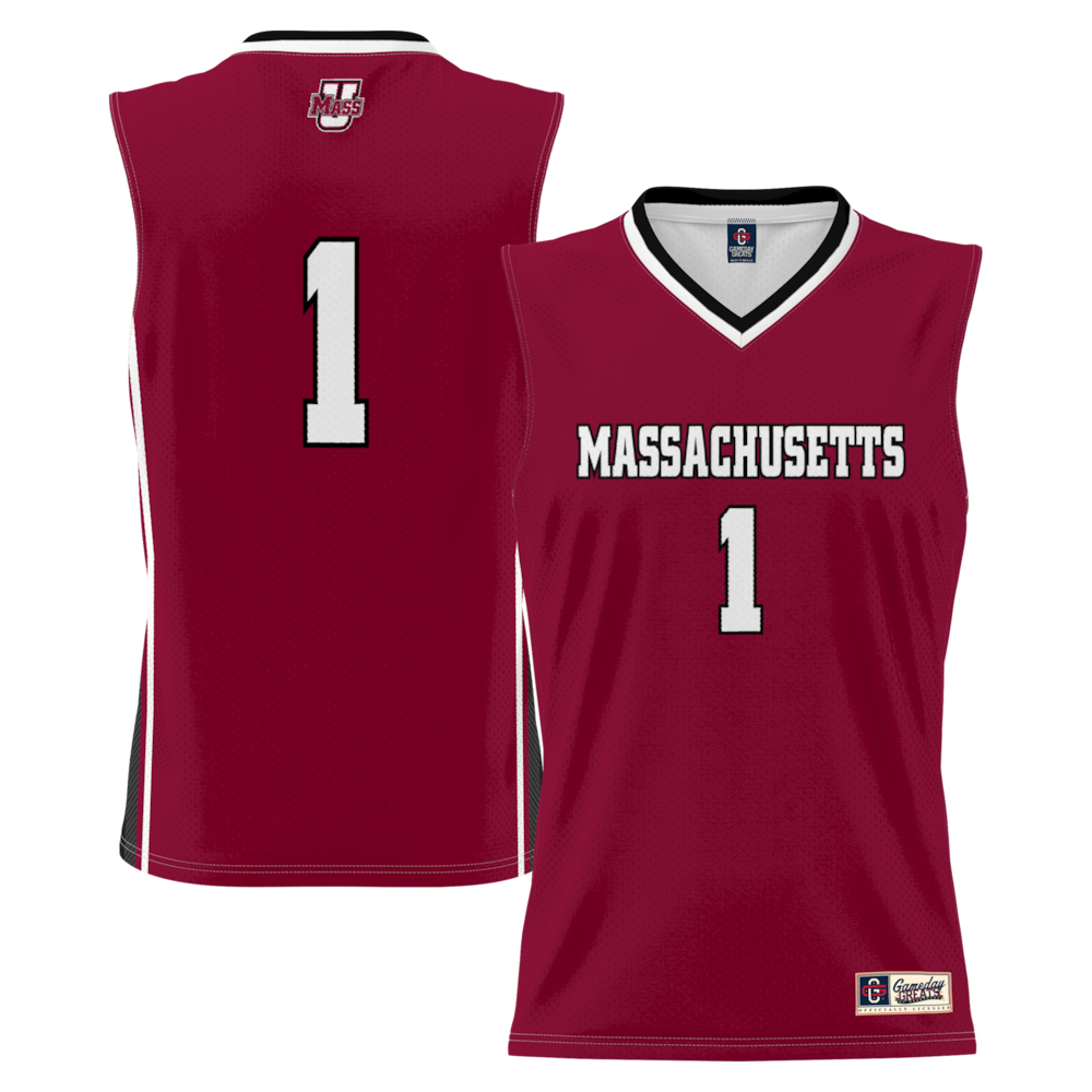 Umass Minutemen Lightweight Gameday Greats Maroon Basketball Jersey product image