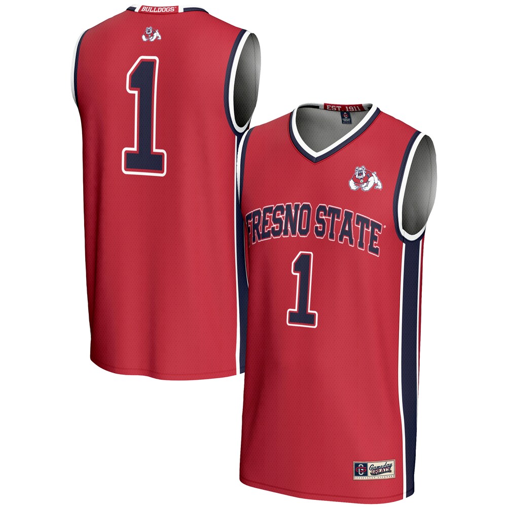 Fresno State Bulldogs Lightweight Gameday Greats Red Basketball Jersey product image