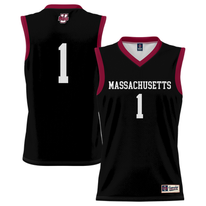 Umass Minutemen Lightweight Gameday Greats Black Basketball Jersey product image
