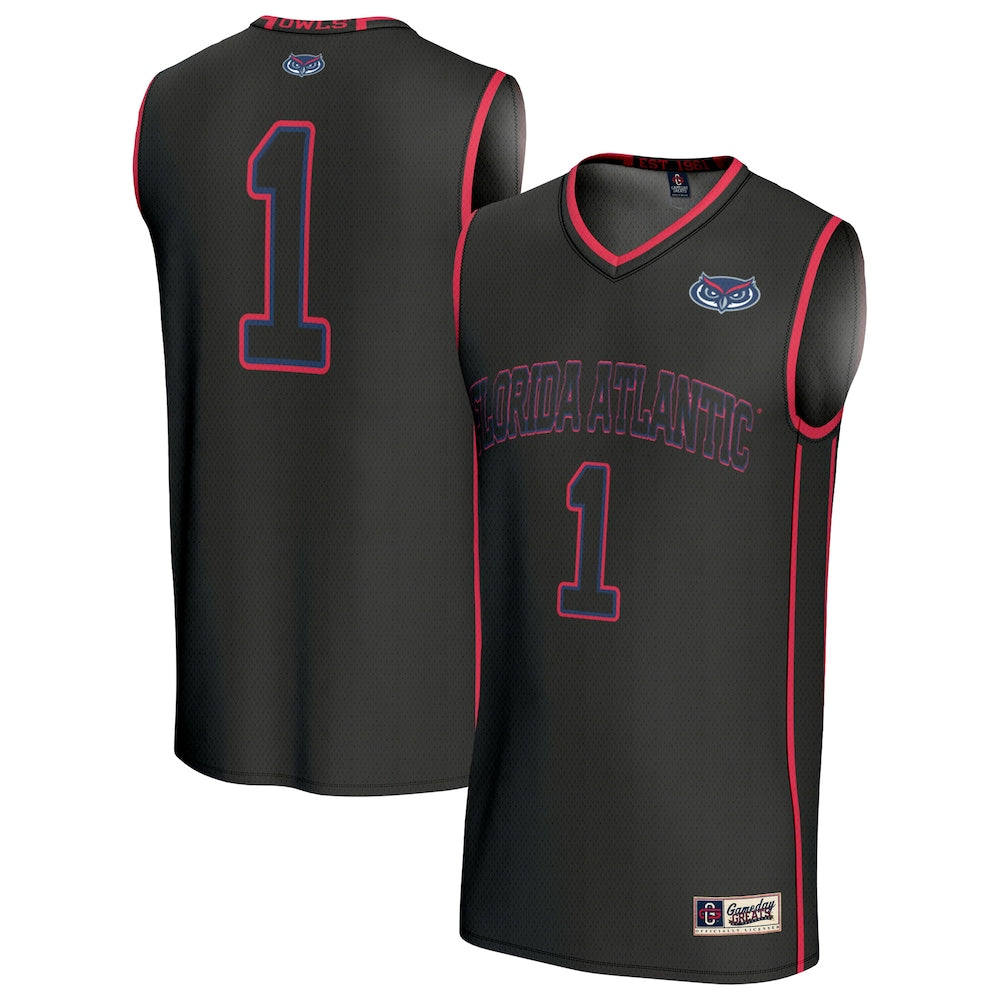 Florida Atlantic Owls Lightweight Gameday Greats Black Basketball Jersey product image