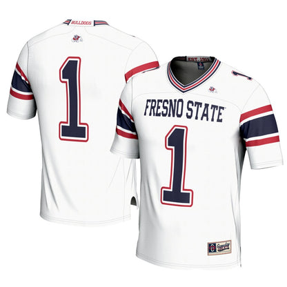Fresno State Bulldogs Gameday Greats White Football Jersey product image