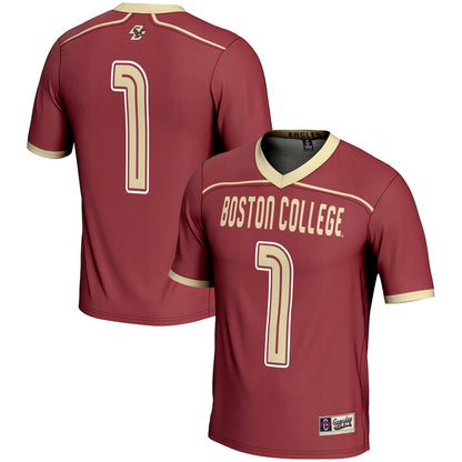 Boston College Eagles Lightweight Gameday Greats Maroon Football Jersey product image
