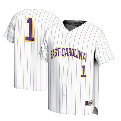 Ecu Pirates Lightweight Gameday Greats White Baseball Jersey product image
