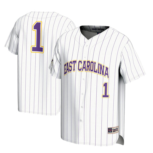 Ecu Pirates Lightweight Gameday Greats White Baseball Jersey product image