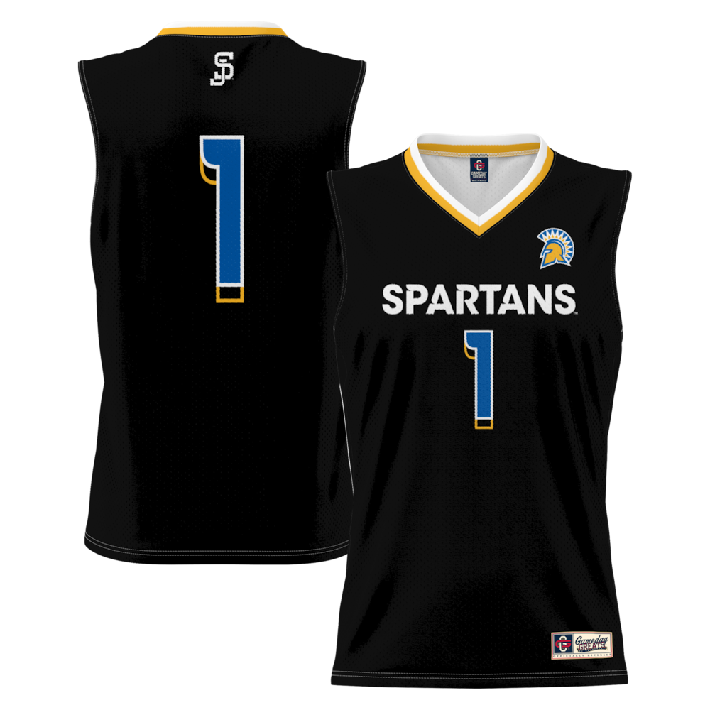 San Jose State Spartans Lightweight Gameday Greats Black Basketball Jersey product image