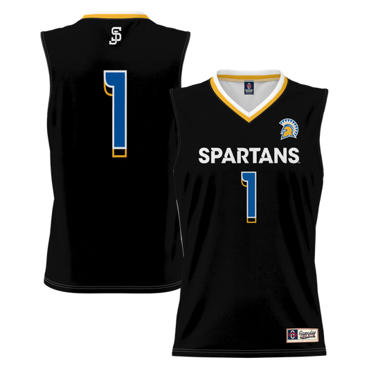 San Jose State Spartans Lightweight Gameday Greats Black Basketball Jersey product image