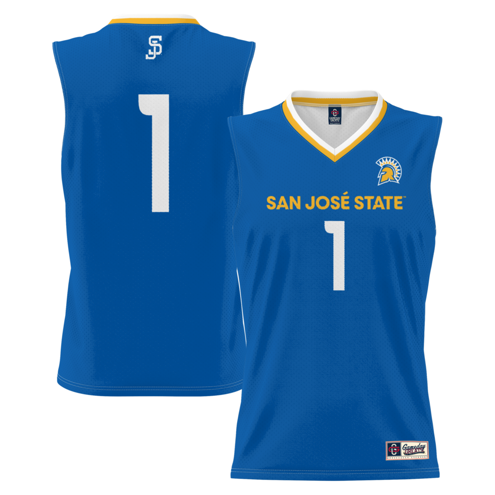 San Jose State Spartans Lightweight Gameday Greats Royal Basketball Jersey product image