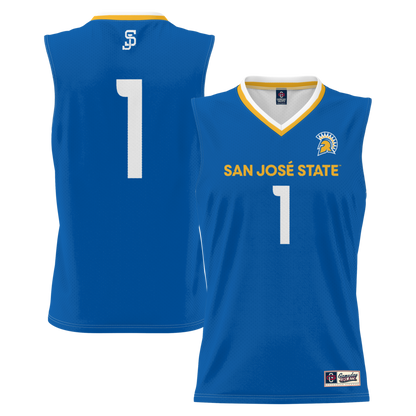 San Jose State Spartans Lightweight Gameday Greats Royal Basketball Jersey product image