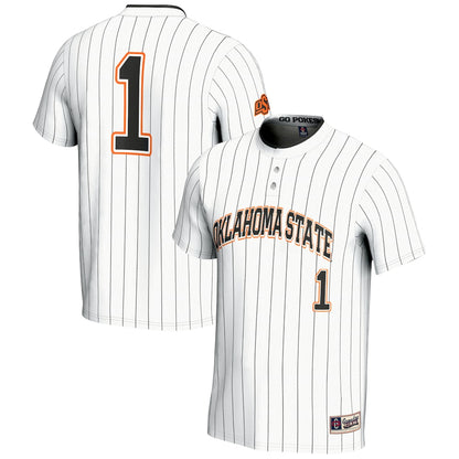 Oklahoma State Cowboys Lightweight Gameday Greats White Football Jersey product image
