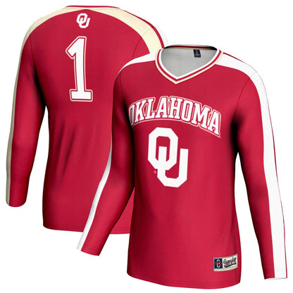 Oklahoma Sooners Lightweight Gameday Greats Crimson Football Jersey product image