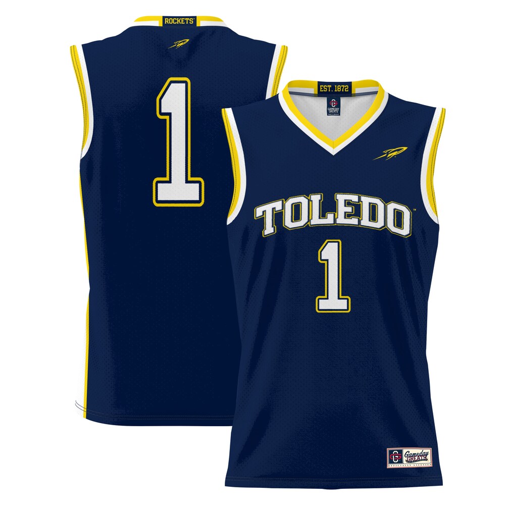 Toledo Rockets Lightweight Gameday Greats Blue Basketball Jersey product image
