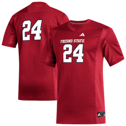 Fresno State Bulldogs #24 Replica Red Football Jersey product image