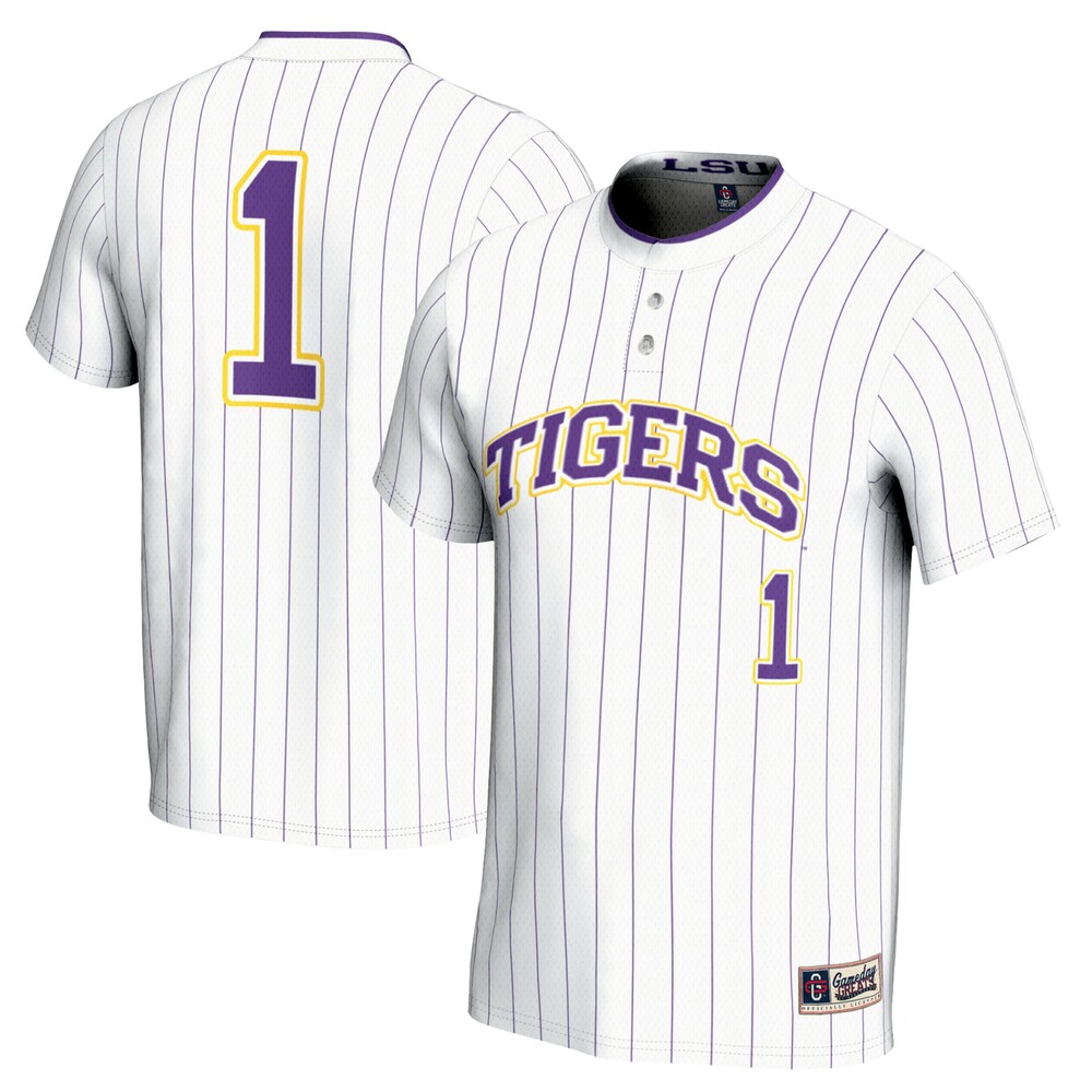 LSU Tigers Lightweight Gameday Greats White Football Jersey product image