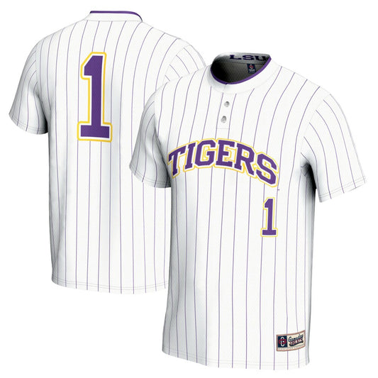 LSU Tigers Lightweight Gameday Greats White Football Jersey product image