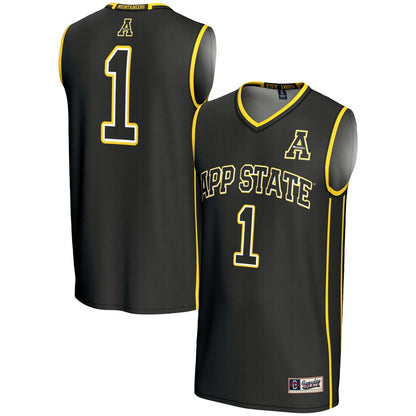 Appalachian State Mountaineers 2099 Lightweight Gameday Greats Black Basketball Jersey product image