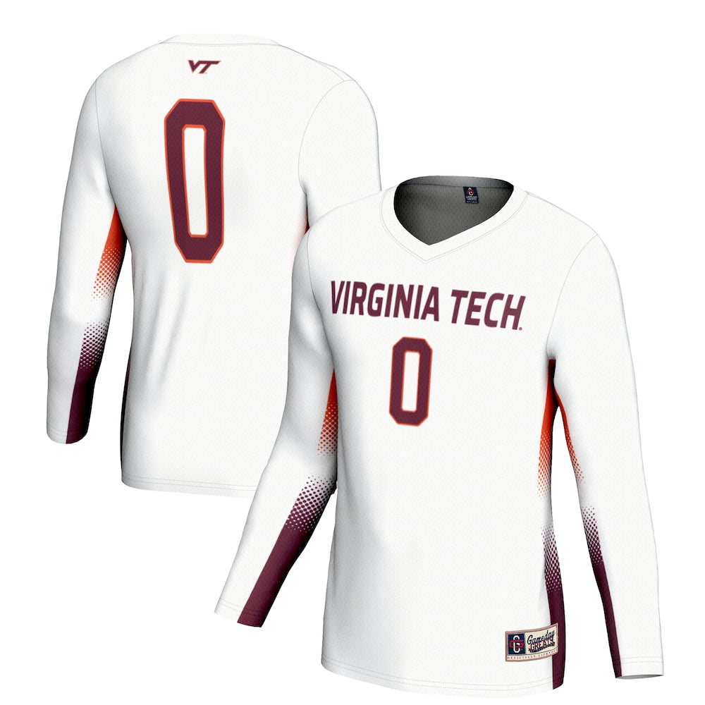 Virginia Tech Hokies Lightweight Gameday Greats White Football Jersey product image