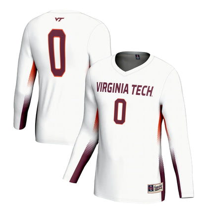 Virginia Tech Hokies Lightweight Gameday Greats White Football Jersey product image
