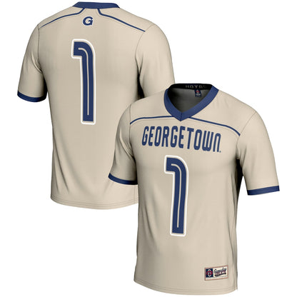 Georgetown Hoyas Lightweight Gameday Greats Gray Football Jersey product image