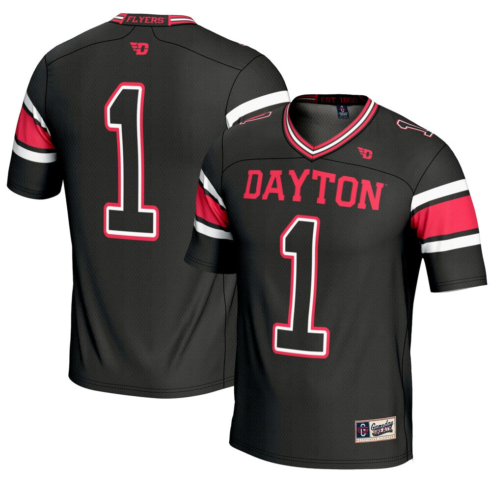 Dayton Flyers Gameday Greats Black Football Jersey product image