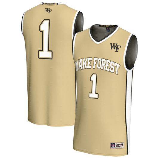 Wake Forest Demon Deacons Lightweight Gameday Greats Gold Basketball Jersey product image