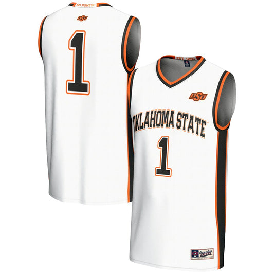 Oklahoma State Cowboys Lightweight Gameday Greats White Basketball Jersey product image