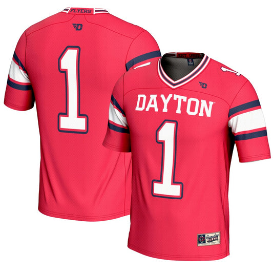 Dayton Flyers Gameday Greats Red Football Jersey product image