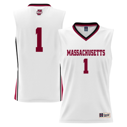 Umass Minutemen Lightweight Gameday Greats White Basketball Jersey product image