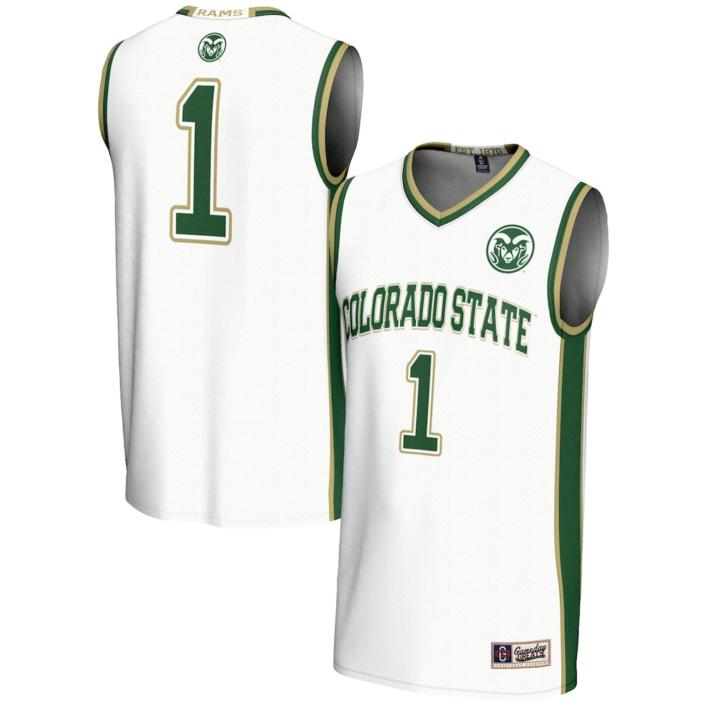 Colorado State Rams Lightweight Gameday Greats White Basketball Jersey product image