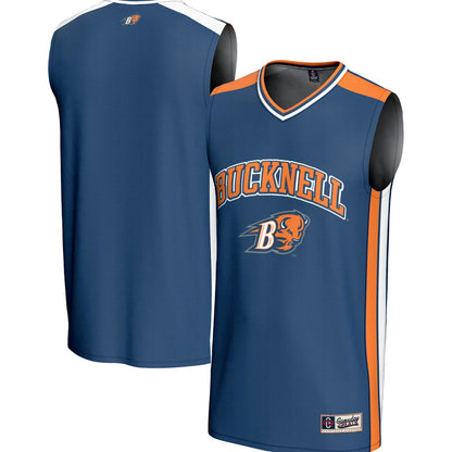 Bucknell Bison Gameday Greats Blue Basketball Jersey product image