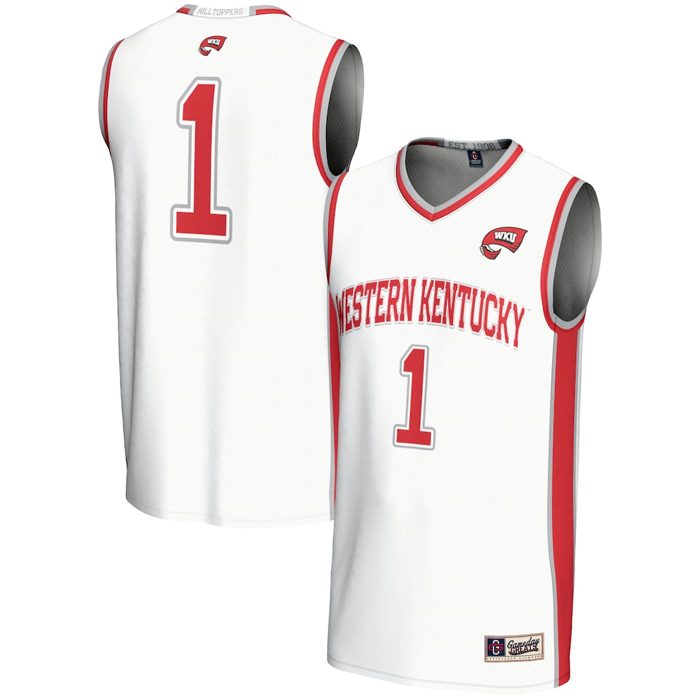 Western Kentucky Hilltoppers Lightweight Gameday Greats White Basketball Jersey product image
