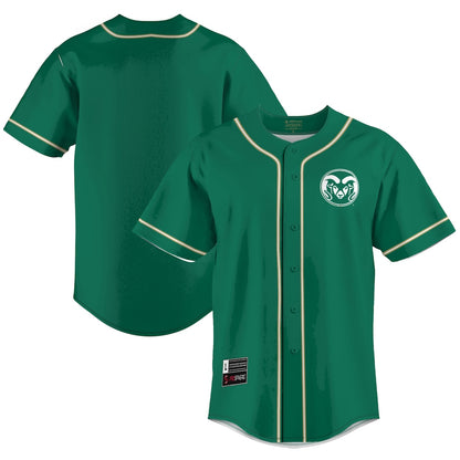 Colorado State Rams Lightweight Gameday Greats Green Baseball Jersey product image