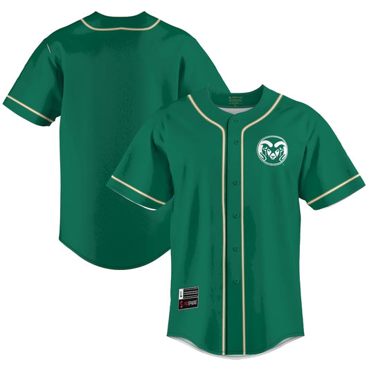 Colorado State Rams Lightweight Gameday Greats Green Baseball Jersey product image