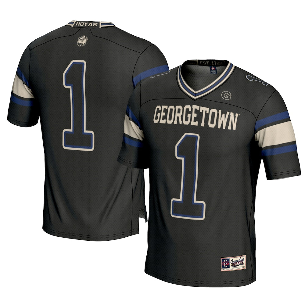Georgetown Hoyas Gameday Greats Black Football Jersey product image