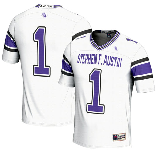 Stephen F Austin Lumberjacks Gameday Greats White Football Jersey product image