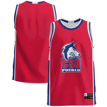 State Pueblo Thunderwolves Lightweight Gameday Greats Blue Basketball Jersey product image