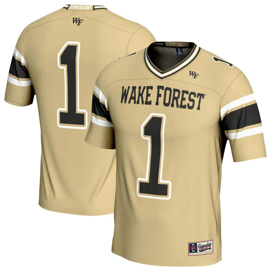 Wake Forest Demon Deacons Lightweight Gameday Greats Gold Football Jersey product image