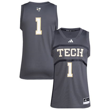 Georgia Tech Yellow Jackets #1 Swingman Replica Yellow Football Jersey product image
