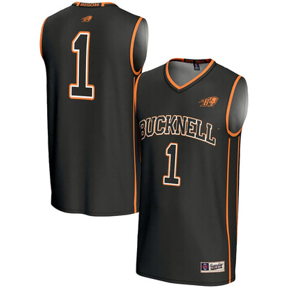Bucknell Bison Lightweight Gameday Greats Black Basketball Jersey product image