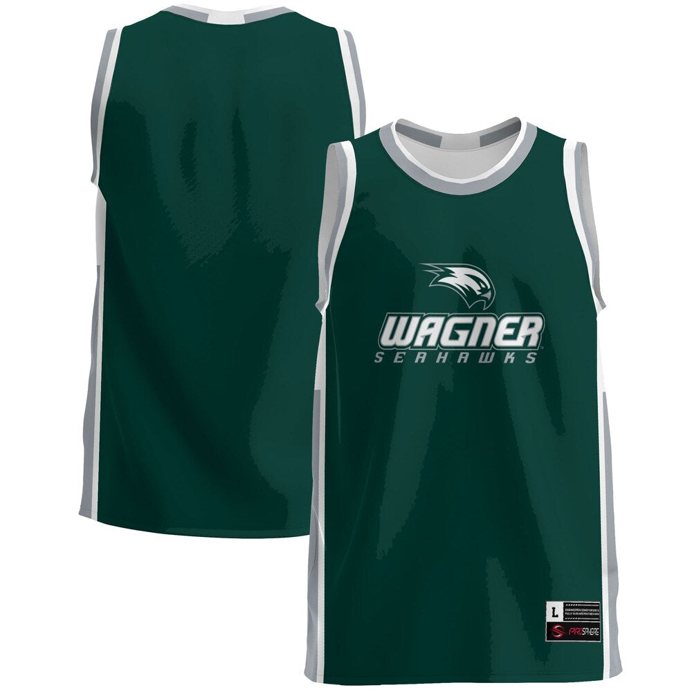 Wagner College Seahawks Lightweight Gameday Greats Green Basketball Jersey product image