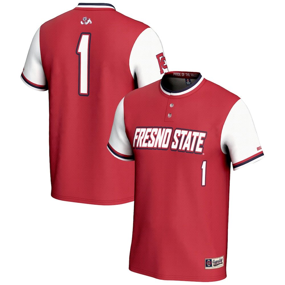 Fresno State Bulldogs Lightweight Gameday Greats Red Football Jersey product image