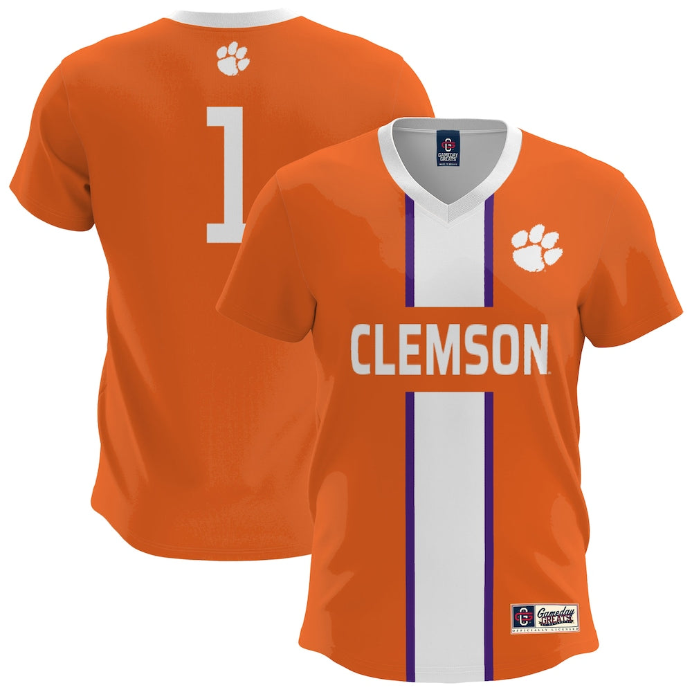Clemson Tigers Lightweight Gameday Greats Orange Soccer Jersey product image