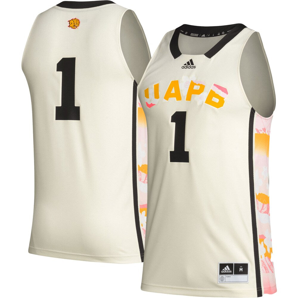 Arkansas Pine Bluff Golden Lions #1 Black Basketball Jersey product image