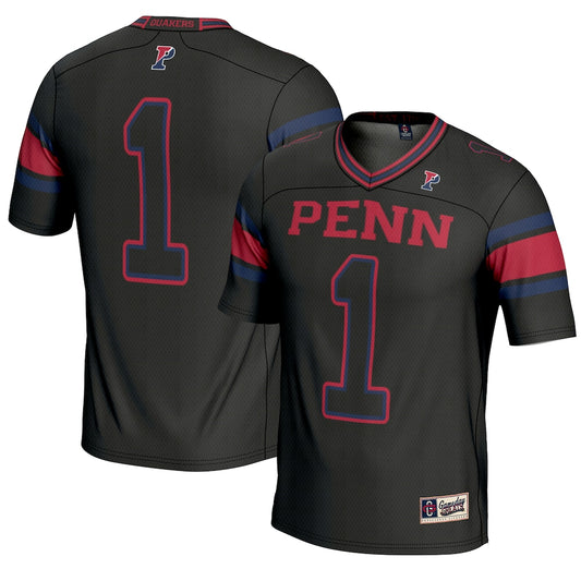 Pennsylvania Quakers Gameday Greats Black Football Jersey product image