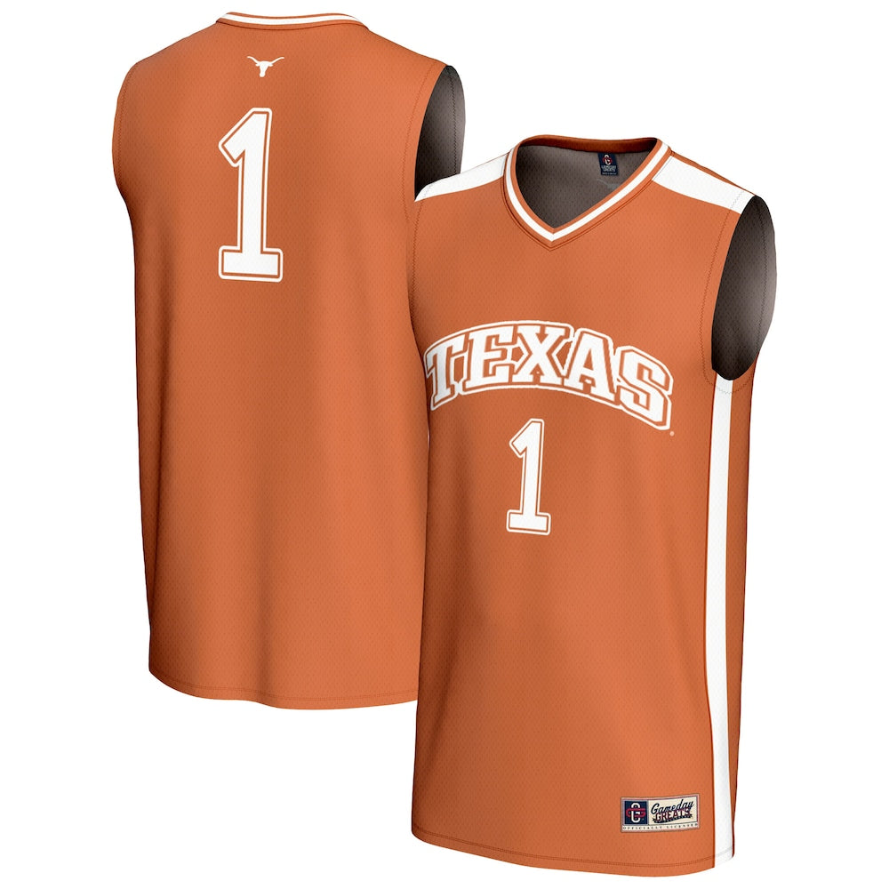 Texas Longhorns Lightweight Gameday Greats Orange Basketball Jersey product image