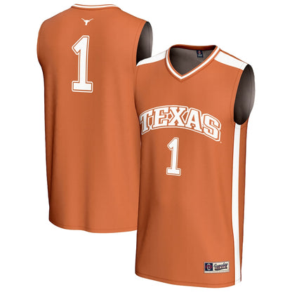 Texas Longhorns Lightweight Gameday Greats Orange Basketball Jersey product image