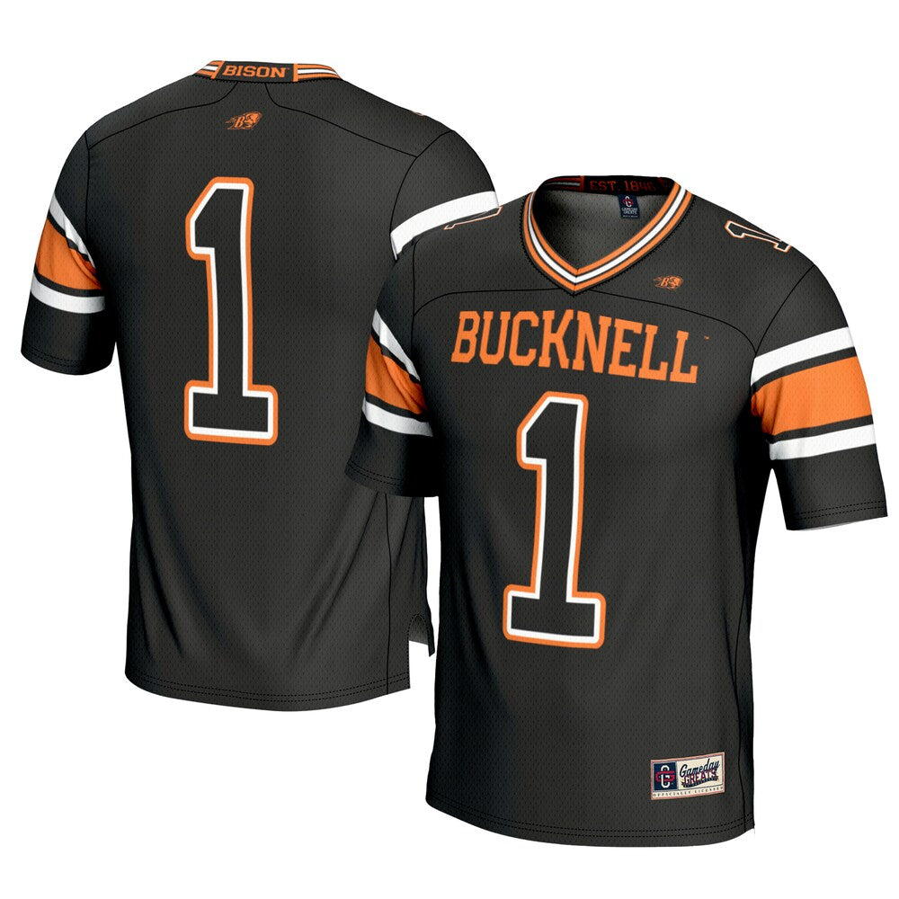 Bucknell Bison Gameday Greats Black Football Jersey product image