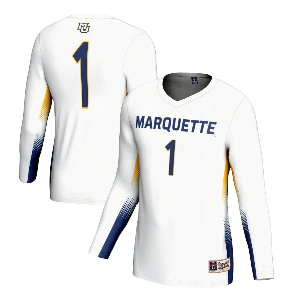 Marquette Golden Eagles Lightweight Gameday Greats White Football Jersey product image